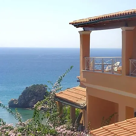 Large Tonia With Sea View - Pelekas Beach, Corfu Hotell